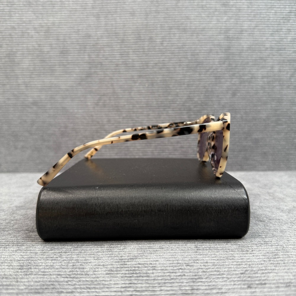 Ted Baker TB121 IVO Tortoise Shell Round Y2K Sunglass Ivory Black Gold 53-20-140 - Picture 2 of 15